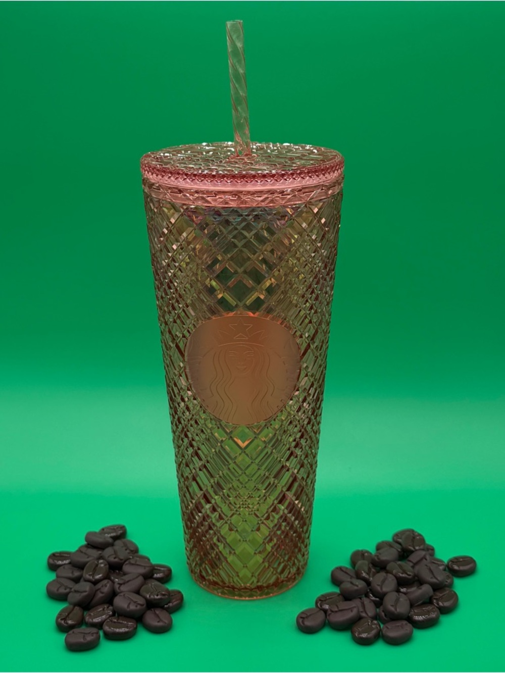Starbucks Holiday 2021 Rose Gold Jewel Venti Cup
